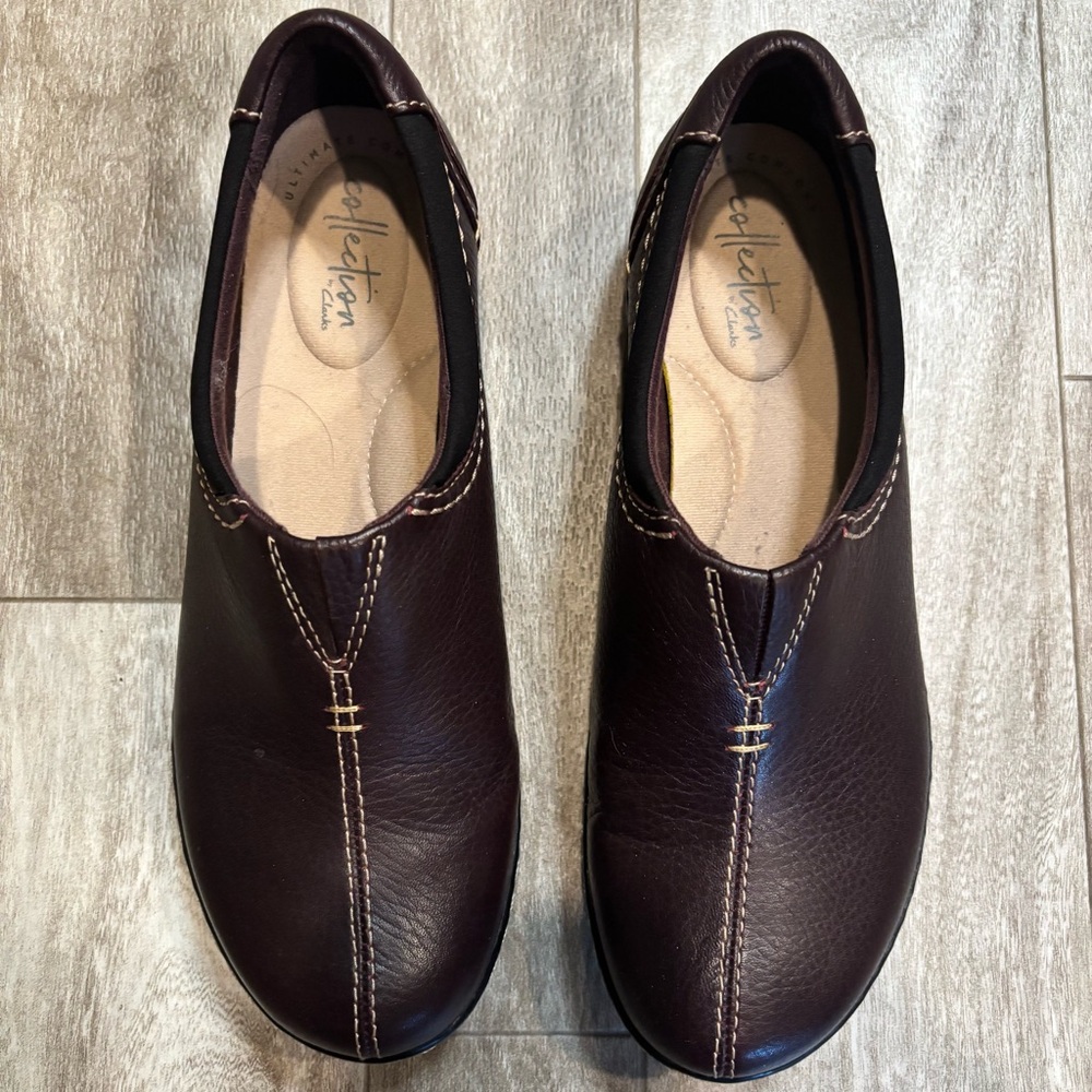 Clarks Women's Brown Leather Shoes